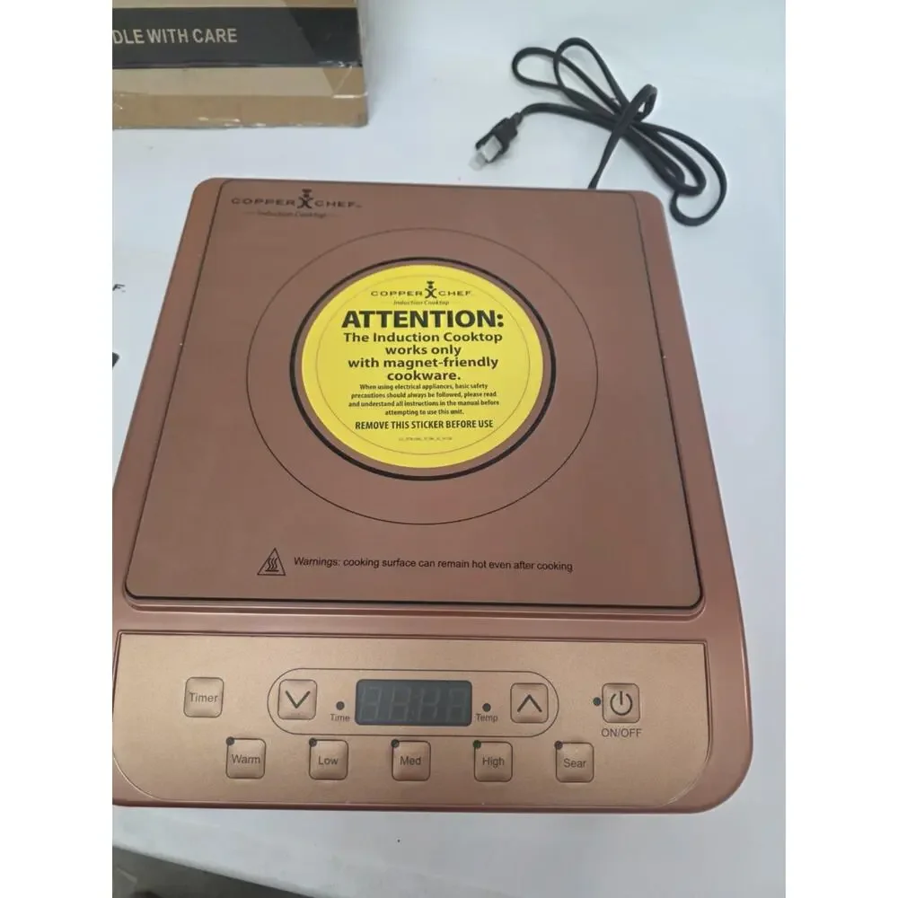 COPPER CHEF Induction Cooktop 1300 Watts Brand New Model : KC16067-00300